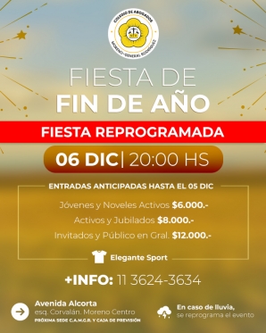 FIESTA REPROGRAMADA